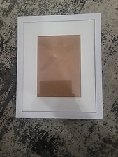 8x10 White Picture Frame with Mat 5x7 