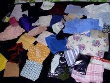 ältere kleine Stoffe, Vintage Teile zum Basteln, Tilda Puppen nähen Nr.13