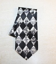 VTG 1997 Warner Bros.  Looney Tunes  Stamp Collection  Men's Black  Gray Tie