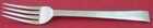 Continental by International Sterling Silver Regular Fork 7 1/4" Flatware