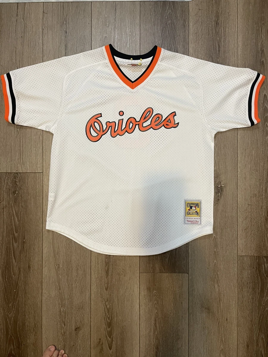 Baltimore Orioles #8 Cal Ripken Jr. Mitchell & Ness Cooperstown BP Jersey  SZ XL