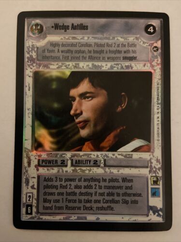 Star Wars CCG Reflections I 1 Foil Wedge Antilles M/NM - Picture 1 of 2