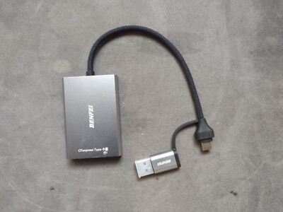 new BENFEI CFexpress Type B Card Reader with USB 3.2 Gen 2 10Gbps USB-C & USB-A