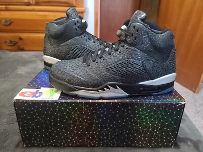 AIR JORDAN 3LAB5 2014 BLACK/BLACK-METALLIC SILVER 599581 003 NEW DEADSTOCK 