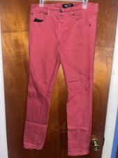 Jeans Red Burgandy Kill City The Orginal Cult Men's Adult Size 30 X 32 Skinny
