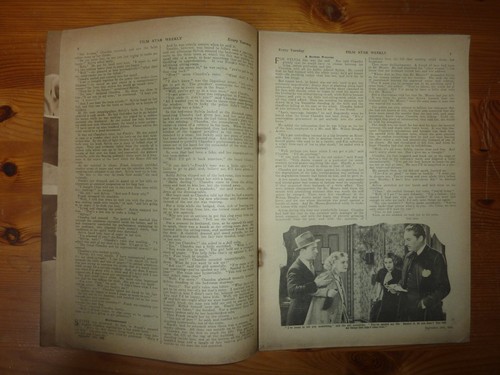 THE FILM STAR WEEKLY No 43 Vol 2 16TH SEP 1933 KING KONG FILM INSIDE - Imagen 9 de 16