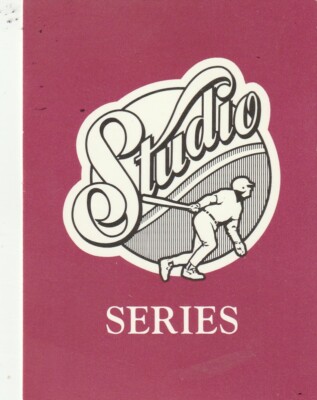 FREE SHIPPING-GOOD-1991 LEAF STUDIO  SERIES CARD