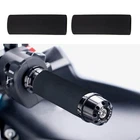 Motorcycle Foam Anti-Vibration Comfort Handlebar Grip Cover Black For Honda BMW