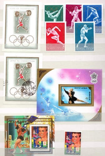 EUROPE & WORLDWIDE OLYMPICS 1970' TOPICAL LARGE COLLECTION OF 200 + STAMPS - 第 10/20 張圖片