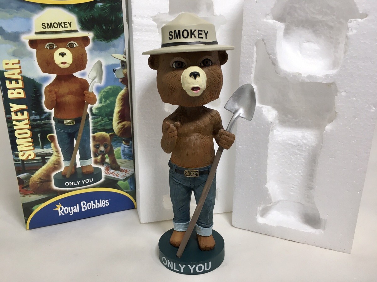 Bob Ross Calendar 2025 Vintage Smokey The Bear Wacky Wobbler