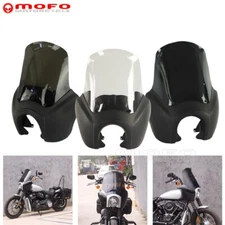 Motorcycle Headlight Fairing W/ Windshield For Harley Softail Standard FXBB FXST