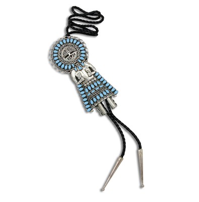 Navajo Artist Larry Moses Begay Zuni Kachina Dancer 925 Silver