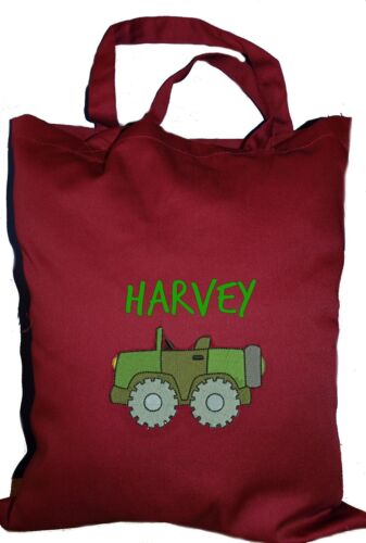 Tote / Shopping Bag | Book / Library Bag | Transport | Jeep |  1st Name FRE - Picture 1 of 24