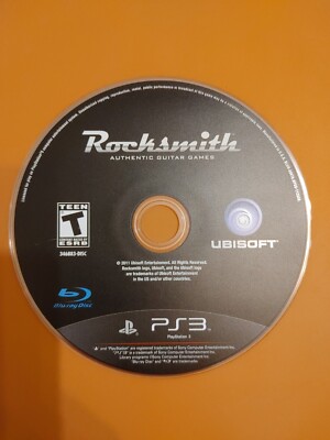 Rocksmith Authentic Guitar Games (PS3) Disc only, Tested, Free shipping