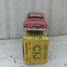 CIJ France Mercedes 220 Grise 1/43 - Miniature Collection Années 60 - REF 3/12 - Neuf Dans Sa Boîte
