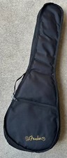 Fender Concert / Tenor Ukulele Padded Gig Bag Embroidered Logo w Shoulder Straps