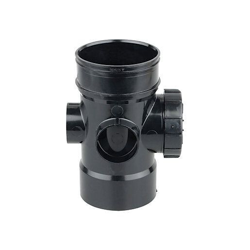 Wavin Osma Solvent Weld Access Pipe 110mm (4"") 4S474B 4S474 Black.