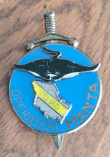 Insigne militaire Opération Manta Tchad Delsart    /R4