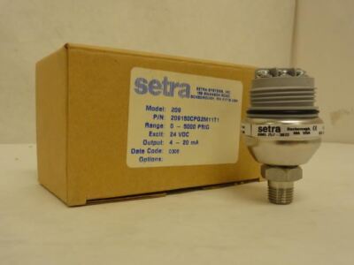 207702 New In Box; Setra 209150CPG2M11T1 Liquid Pressure Transducer 0 - 5000Psig