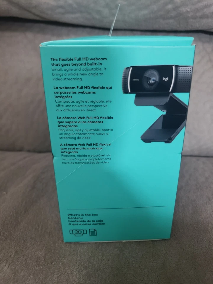 NEW Logitech 1080p/30 FPS Pro Stream Webcam For HD Video *READ DESCRIPTION* - Image 2 of 4