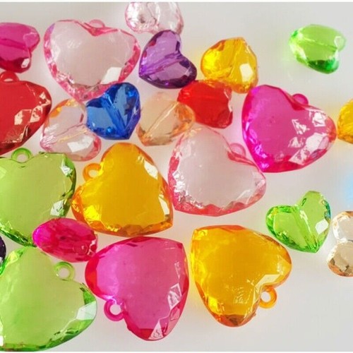 Crystal Door Curtain Heart Shaped Beaded Self Adhesive Hanging Partition Curtain - Picture 9 of 20