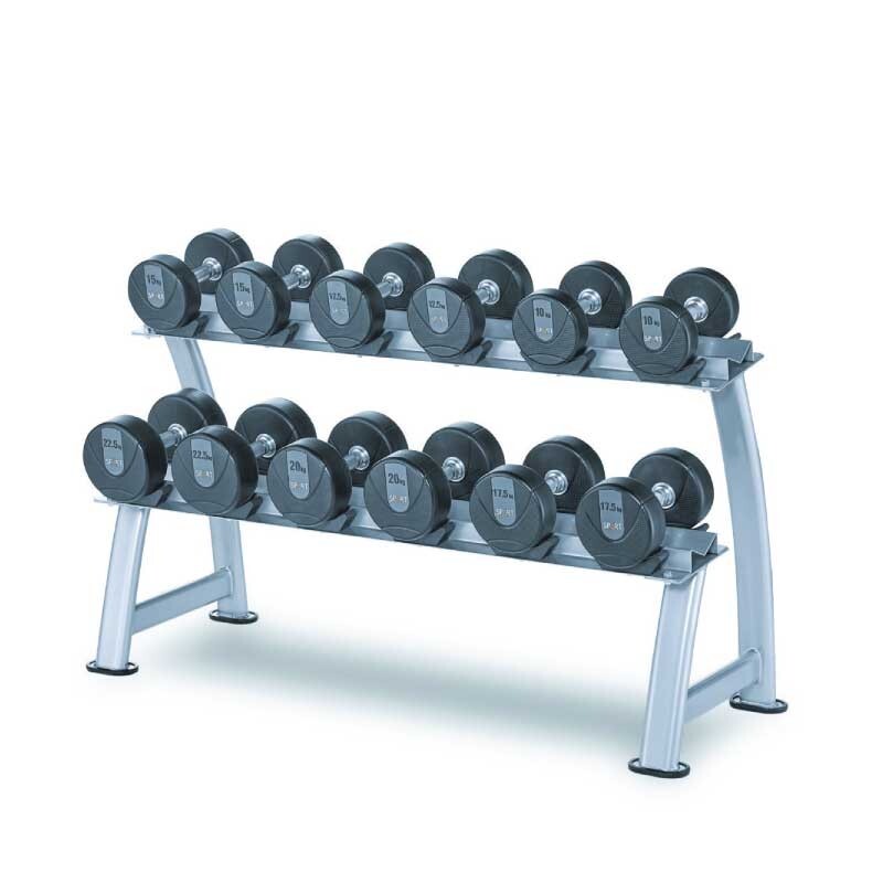 Rastrelliera porta manubri Spart Fitness per sei coppie