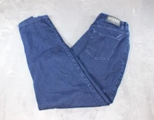 Vintage Gitano Mom Jeans  High-rise Tapered Dark Wash Size 16  100% Cotton