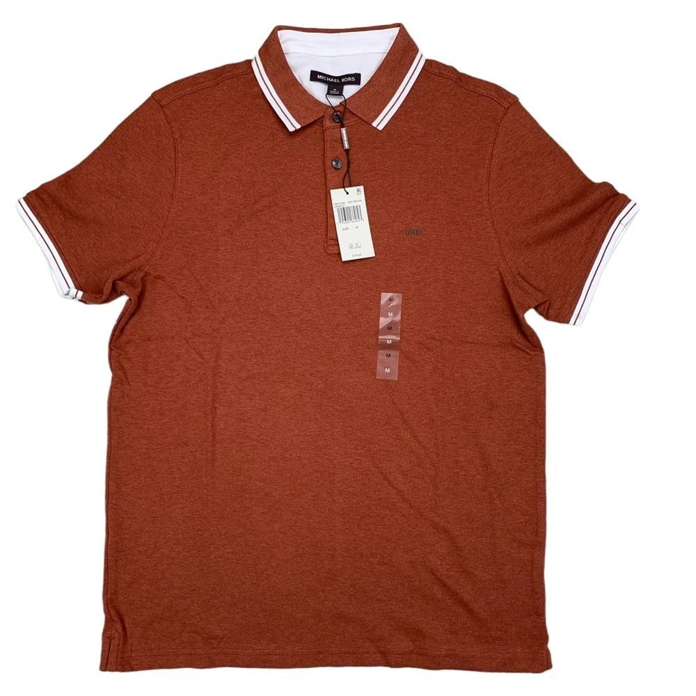 Michael kors men's liquid hotsell cotton greenwich polo shirt