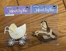 Jolee By You~Ek Success Dimensional 3D Baby  & Horse~NRFP-Rare~Lot  Of 2 Packs