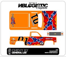 '83 CHEVY SILVERADO Custom WaterSlide Decal for hot wheels 1/64 144