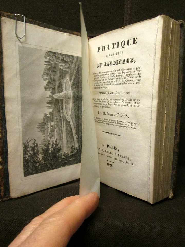 PRATIQUE JARDINAGE Du Bois 1828 + CULTURE PECHER Combes 1822 Arboriculture Fruit - Photo 4/4