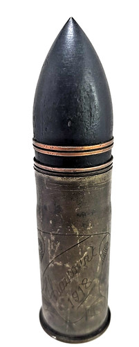 Antique RARE CHIAUCOURT 1918 AMERICAN VICTORY IN FRANCE WW1 BULLET