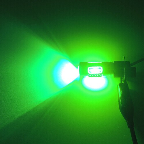 2 Bright Green H3 LED Fog Light Bulbs Replacement Car Truck Fog Driving Lamp Kit - Picture 4 of 11