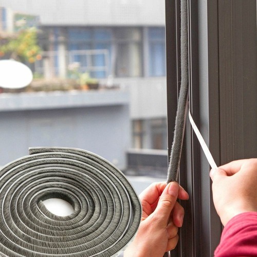 Cepillo autoadhesivo excluyente de corrientes de aire ventana pila sello película puerta tira climática EE. UU. - Imagen 3 de 14