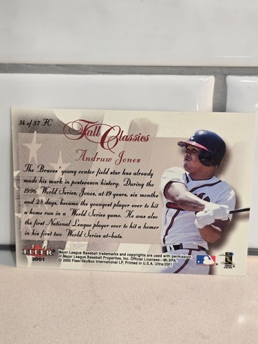 2001 Fleer Baseball Ultra, Greats of the Game, Triple Crown, Platinum You Pick! - Picture 139 of 257