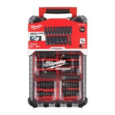Milwaukee Shockwave 1/2Inch Packout Impact Duty 16Pcs Deep Socket Set 4932480943