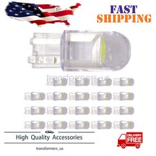 20x Super White T10 168 W5W 2825 LED License Plate Interior Light Bulb 6000K
