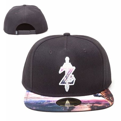 Zelda Snapback Baseball Cap Breath Of The Wild: Z Game Logo printed Schirm, gera