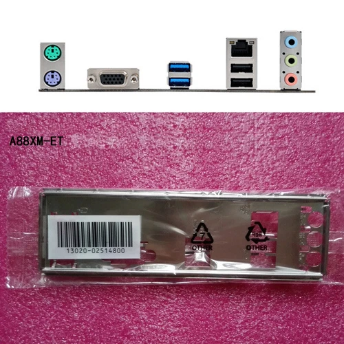 Original For Asus A88XM-ET Shield IO I/O Rear Baffle Backplate Motherboard