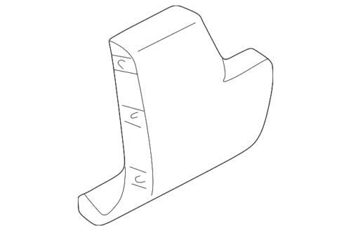 Moldura de rocker delantero derecho para Ford Escape 2001-2002 (N/P YL8Z-16038-BAA)