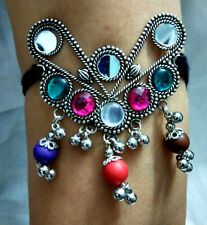 Ethnic Jewelry Belly Dance Hip Scarf Tribal Kuchi ATS Bracelet Armlet Rhinestone