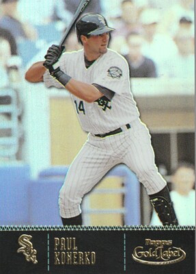 FREE SHIPPING-MINT-2001 Topps Gold Label Class 1 Paul Konerko #81 WHITE SOX