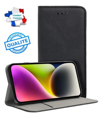 Housse Etui Magneto Buch Portemonnaie Schwarz Für Samsung Galaxy A13 (4G)
