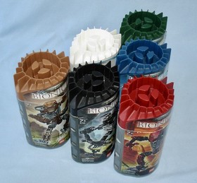 2005 Lego Bionicle HORDIKA (8736- 8741) Metru Nui Toa - Complete in Canisters