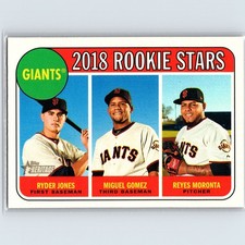 2018 Topps Heritage Giants 2018 Rookie Stars Rookie #16 San Francisco Giants