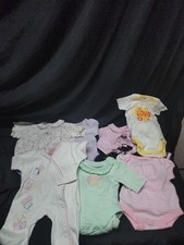 Modern Girl Baby Clothing Lot Of 7 Reseller Bundle Mixed Sizes
