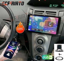 DAB+ F&uuml;r Toyota Yaris 2005-2012 Autoradio Android 15 GPS Navi WIFI Apple Carplay