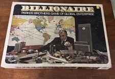 BILLIONAIRE 1973 Board Game Parker Brothers Complete Global Enterprise
