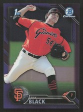 2016 Bowman Chrome Ray Black Prospects Purple Refractor #/250 #BCP215 Card
