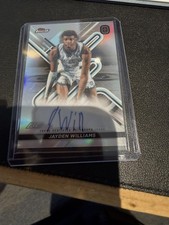 topps chrome ote finest jayden williams auto 